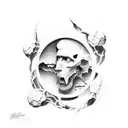 creation of adam by michelangelo tattoo design idea