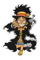 One Piece Brook tattoo design idea