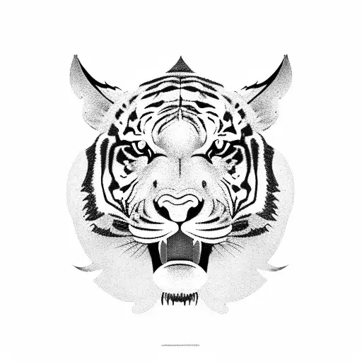 horse, Tiger, monkey, and a rooster tattoo design idea