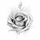 Rosas e Borboletas  tattoo design idea