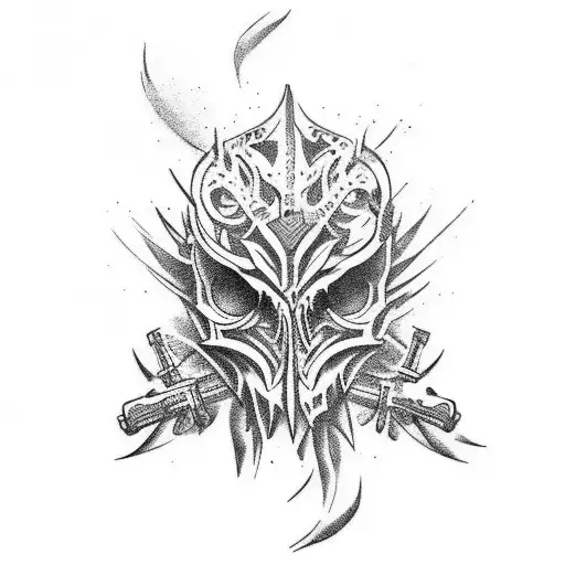 corvo tattoo design idea