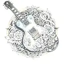 les paul guitar seika tattoo design idea