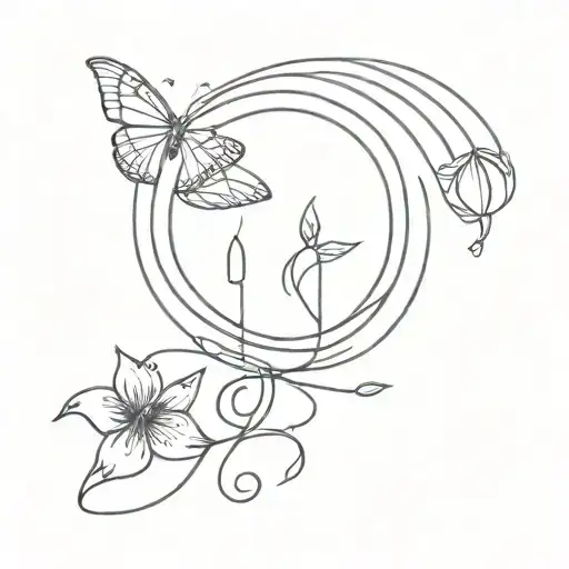 matching for twin siblings tattoo design idea