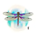 Dragonfly tattoo design idea