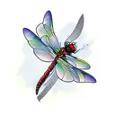Dragonfly tattoo design idea