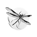 Dragonfly tattoo design idea