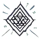 Valknut Symbol tattoo design idea