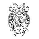 thai monkey king tattoo design idea