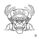 monkey king  tattoo design idea