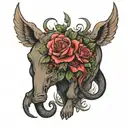 everything passes tattoo design idea