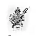 173rd airborne infantry  tattoo design idea