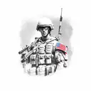 173rd airborne infantry  tattoo design idea