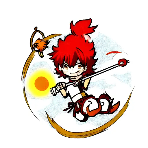 sun wukong tattoo design idea