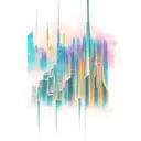 blade runner 2049 city tattoo design idea