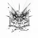 blade runner 2049 tattoo design idea