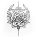 Grandfather's memory tattoo design idea