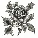Celtic Thistle tattoo design idea