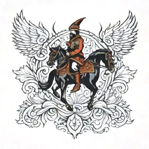 Cossack tattoo design idea