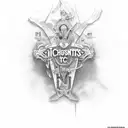 I can do all things through Christ Who strengthens me. tattoo design idea