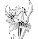 daffodil Daisy carnation snowdrop morning Glory bouquet  tattoo design idea