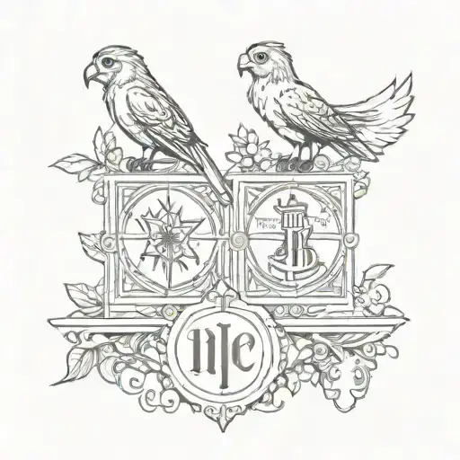 Harry Potter postage stamp tattoo design idea