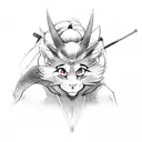 inuyasha demonio tattoo design idea