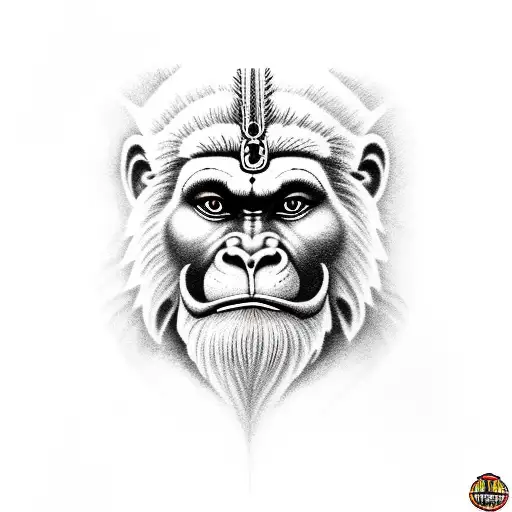 Lord Hanuman Trendy Graphic Angry Look Vector Design Royalty Free SVG,  Cliparts, Vectors, and Stock Illustration. Image 160595173.