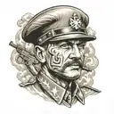 German SS soldier tattoo design idea