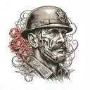 German SS soldier tattoo design idea