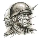 German SS soldier tattoo design idea