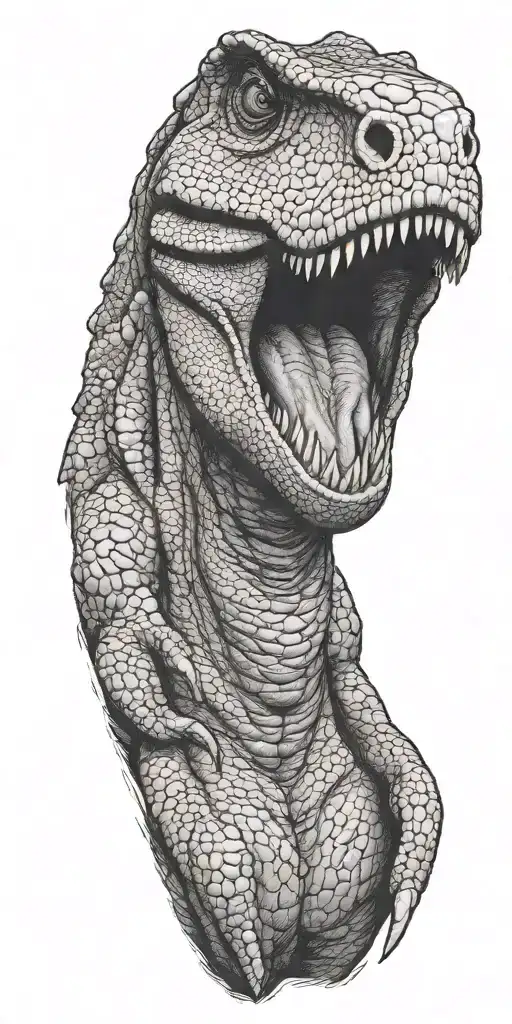 gay dinosaur tattoo design idea