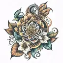 Avani tattoo design idea