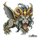 chimera tattoo design idea