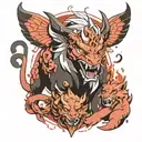 chimera tattoo design idea