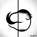 From Darkness to Light: A Reminder of Resilience. Overcoming Shadows, Embracing Life. tattoo design idea