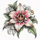 laelia signature tattoo design idea