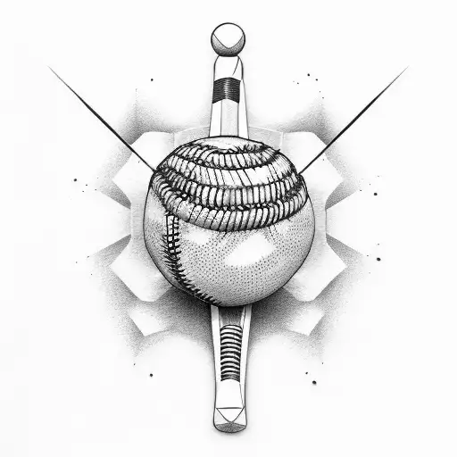baseball tattoo design idea