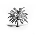 Palm Tree tattoo design idea