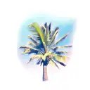 Palm Tree tattoo design idea