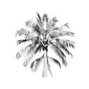 Palm Tree tattoo design idea