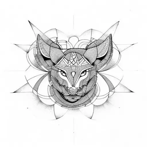 number 444 tattoo design idea