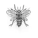 mosquito tattoo design idea