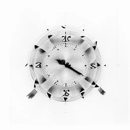 I need the template for the forearm with the following characteristics: A time clock with the hands marking 11/29/2006 a tattoo design idea