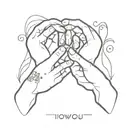 I vow you vow we vow tattoo design idea