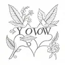 I vow you vow we vow tattoo design idea