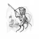 Barbados, st lucia, st Vincent on an arrow tattoo design idea