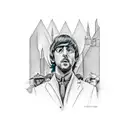 the beatles inspired design  tattoo design idea