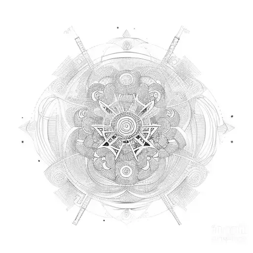 numbers 1 7 11 17 27 tattoo design idea