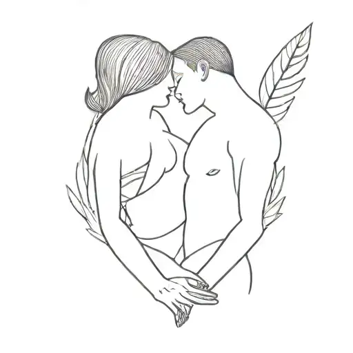 couple tattoo tattoo design idea