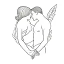 couple tattoo tattoo design idea